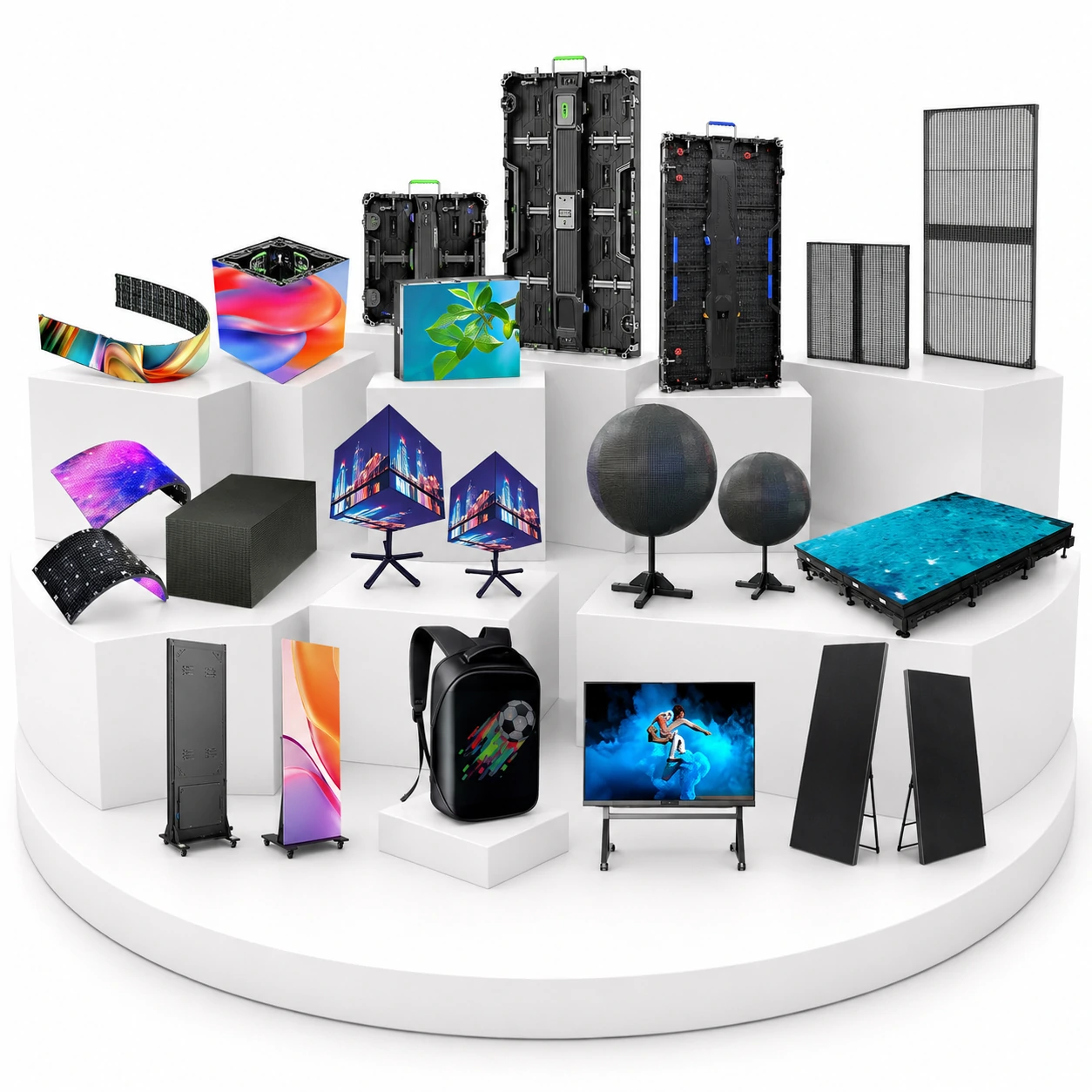 LED Curved & Cabinet Display